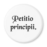 An assumption at the start. refrigerator magnet