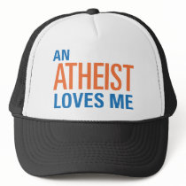 An Atheist Loves Me Mesh Hat