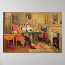 An Attentive Visitor Print
