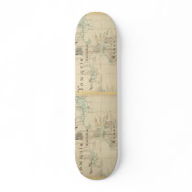 An Authentic 1690 Pirate Map Custom Skateboard
