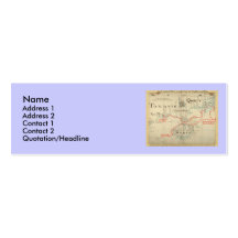 An Authentic 1690 Pirate Map (with embellishments) Business Card
