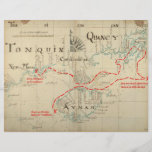 An Authentic 1690 Pirate Map (with embellishments) Flyer