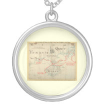 An Authentic 1690 Pirate Map (with embellishments) Pendant