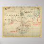 An Authentic 1690 Pirate Map (with embellishments) Posters