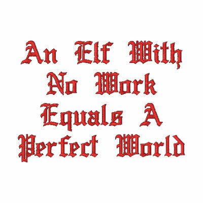 An Elf With No Work by HoliHoliday