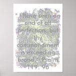 An End of all Perfection Poster Print