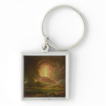 An Eruption of Vesuvius, seen from Portici Keychain