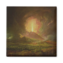 An Eruption of Vesuvius, seen from Portici Fridge Magnet