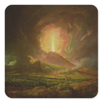 An Eruption of Vesuvius, seen from Portici Stickers