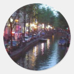 An evening in Amsterdam Sticker