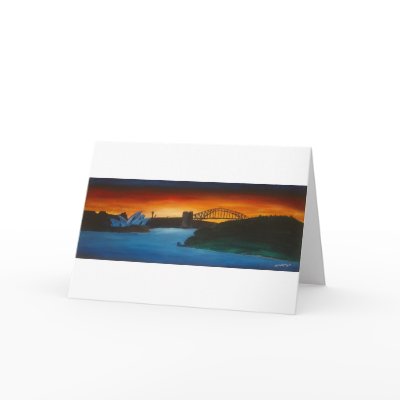 An Evening In Sydney Cards by richardmadgin