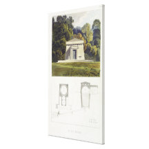 An Ice House, from Ackermann's 'Repository of Arts Canvas Print