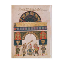 An Indian astrological chart Postcard