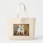 An Innocent Sweet Kiss of Childhood Canvas Bag