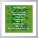 An Irish Prayer - Every Tear -A Smile posters
