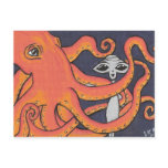 An Octopus Friend Postcard