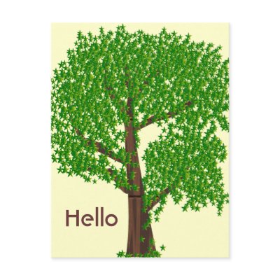 An Odd Tree Postcard by stellerangel