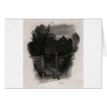 An Old Deserted Mansion Card