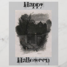 An Old Deserted Mansion Flyer Design