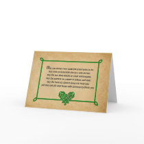 An Old Irish Blessing  Card