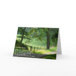 An Old Irish Blessing.-Green Landscape Greeting Card