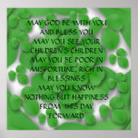 AN OLD IRISH WEDDING Blessing Print