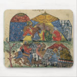 An old man and a young man mousepads