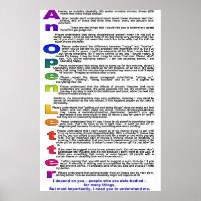 An Open Letter To Those Without Chronic Illness by rickybuchanan