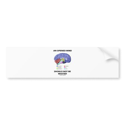 An Opened Mind Should Not Be Wasted (Brain) by wordsunwords