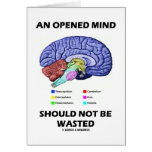 An Opened Mind Should Not Be Wasted (Brain) cards