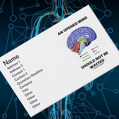 An Opened Mind Should Not Be Wasted (Brain Humour) by wordsunwords