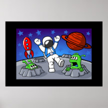 An Outer Space Adventure Poster