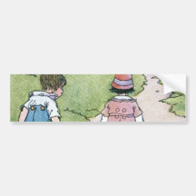 An outing bumper sticker