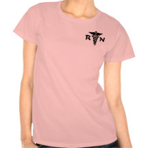 An RN Medical Symbol T-shirts