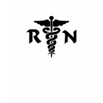 An RN Medical Symbol Tee Shirt