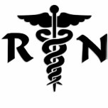 An RN Medical Symbol t-shirts