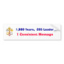 An Unbroken Chain of Leaders Bumper Sticker