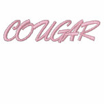 AN WOMAN'S POLO SHIRT with "COUGAR" on it. embroidered shirts