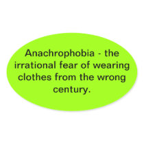 anachrophobia oval stickers