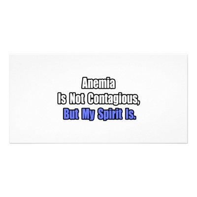 Anaemia Is Not Contagious.. by Anemia_Shirts