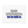 Anaemia Is Not Contagious..