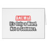 Anaemia...Not a Sentence