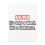 Anaemia...Not a Sentence