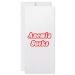 Anaemia Sucks rack cards