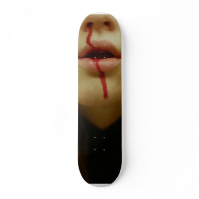 Anaemic Bloody Old School Skateboard by noincomingcalls