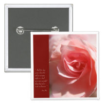 Anais Nin Quote Button in Pink