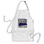Anal Cancer Collage - Fight Like a Girl aprons