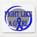 Anal Cancer Fight Like A Girl Circular Mousepads