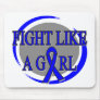 Anal Cancer Fight Like A Girl Circular Mousepads