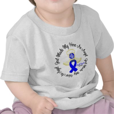 Anal Cancer God Made My Hero An Angel Tees by giftsforawareness